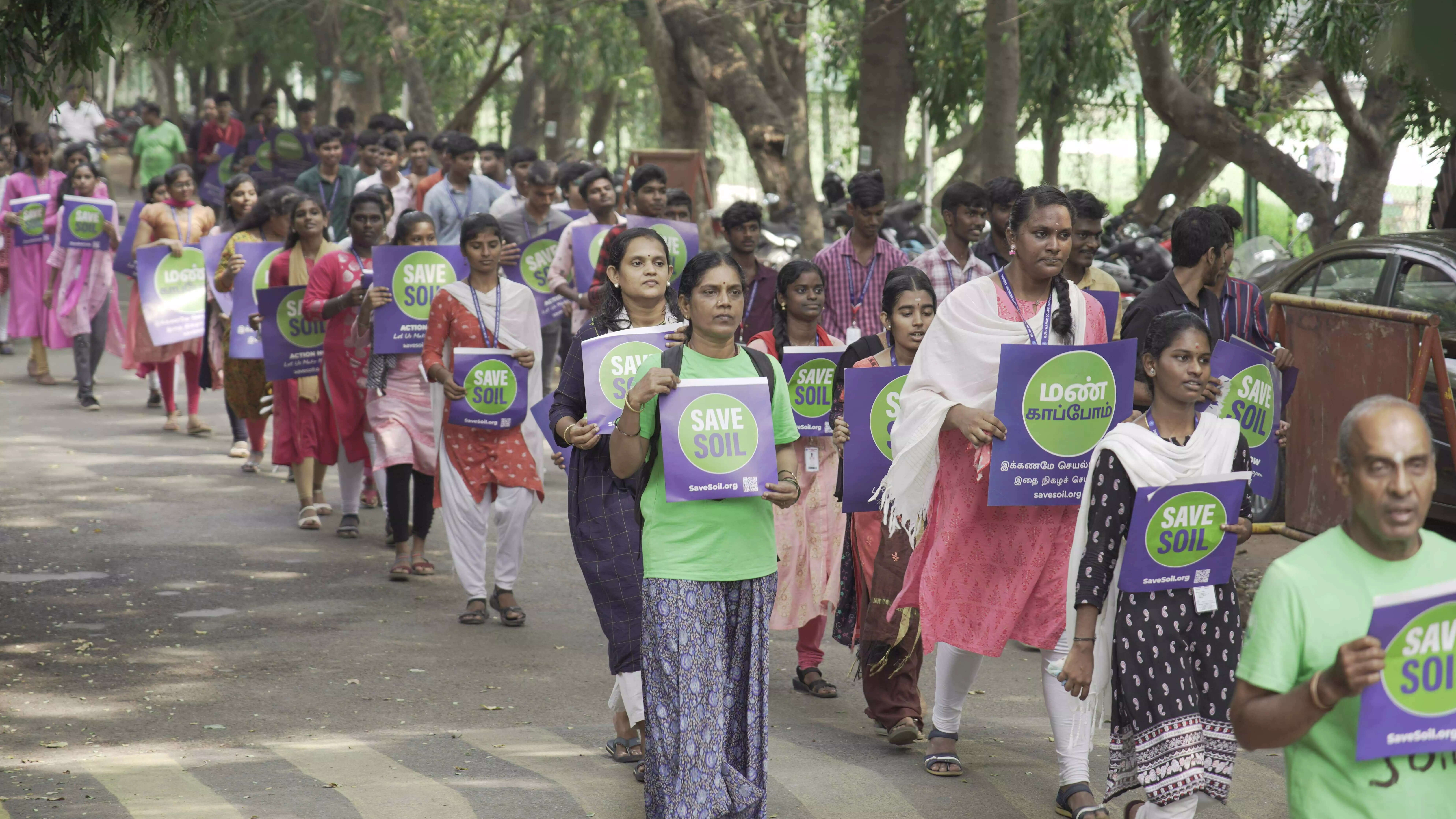 'மண் காப்போம்' இயக்கம் சார்பில் சென்னையில் பல்வேறு இடங்களில் விழிப்புணர்வு நிகழ்ச்சிகள்..!!