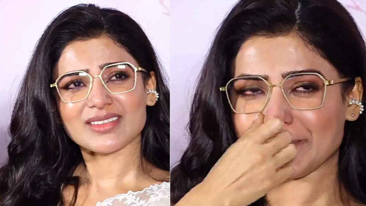 கண்ணீர் விட்டு அழுத சமந்தா… ஏன் தெரியுமா?