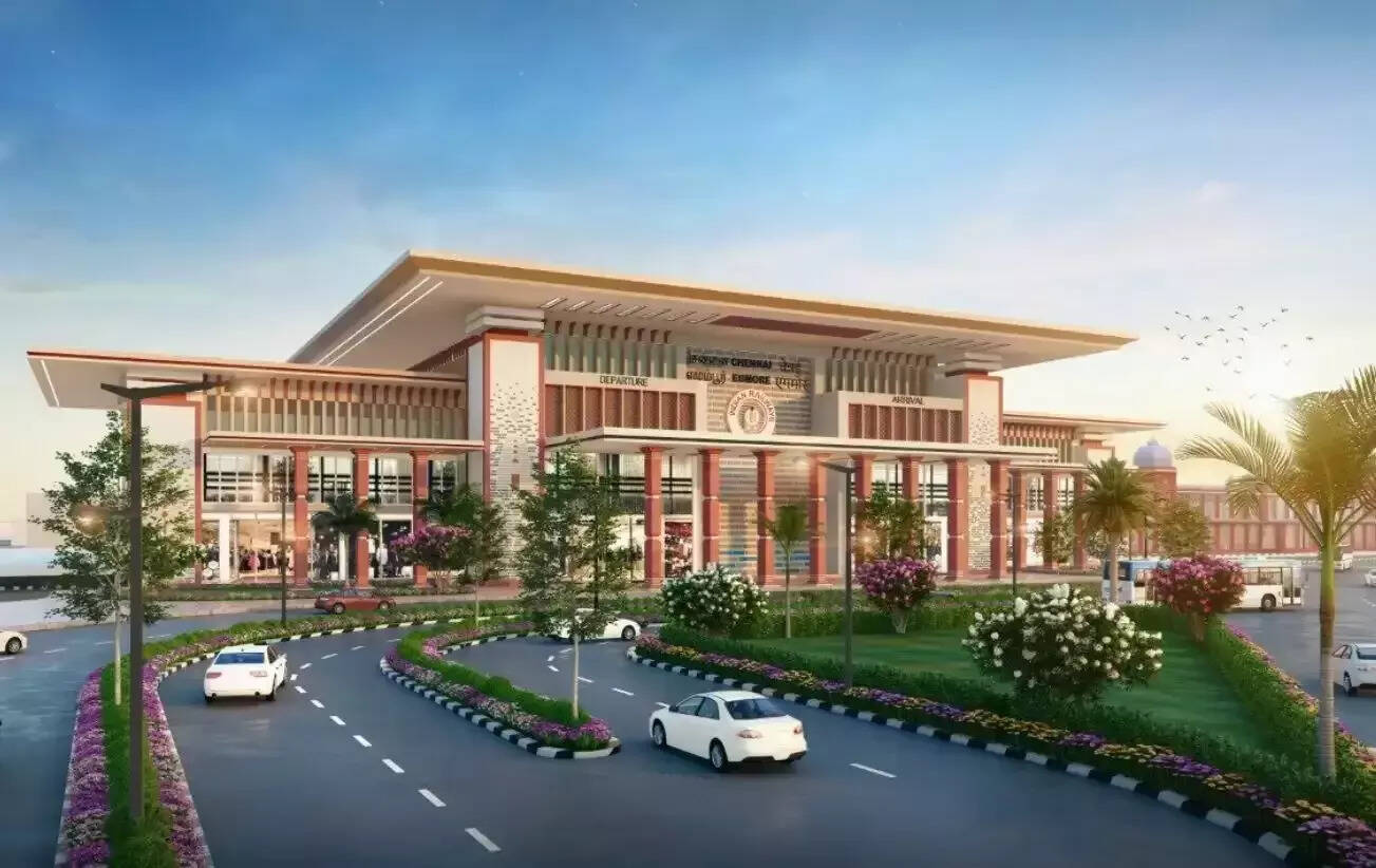 வாவ் சூப்பர்.!! சென்னை எழும்பூர் ரயில் நிலையம் இப்படி தான் மாற போகிறதாம்..!!