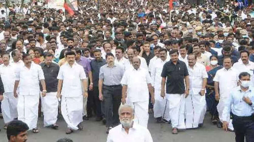 வரும் 3-ம் தேதி சென்னையில் முதல்வர் ஸ்டாலின் தலைமையில் அமைதி பேரணி..!!
