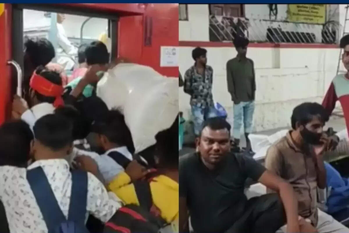 சொந்த ஊர்களுக்கு படையெடுக்கும் வடமாநில தொழிலாளர்கள்!!