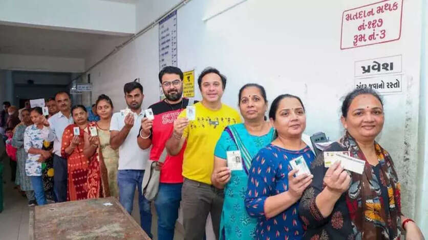 குஜராத்தில் இன்று 2ஆம் கட்ட வாக்குப்பதிவு!!