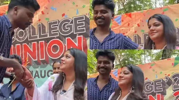 நடிகையிடம் அத்துமீறிய கல்லூரி மாணவர் சஸ்பெண்ட்!!!