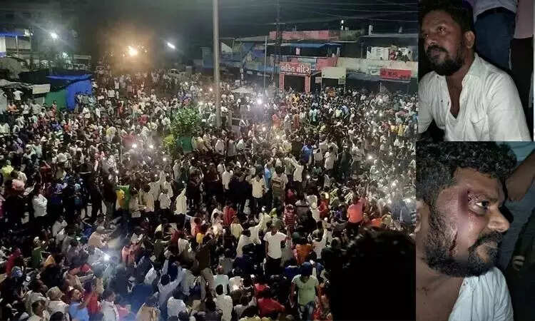 பரபரப்பு! காங்கிரஸ் எம்.எல்.ஏ மீது தாக்குதல்!!