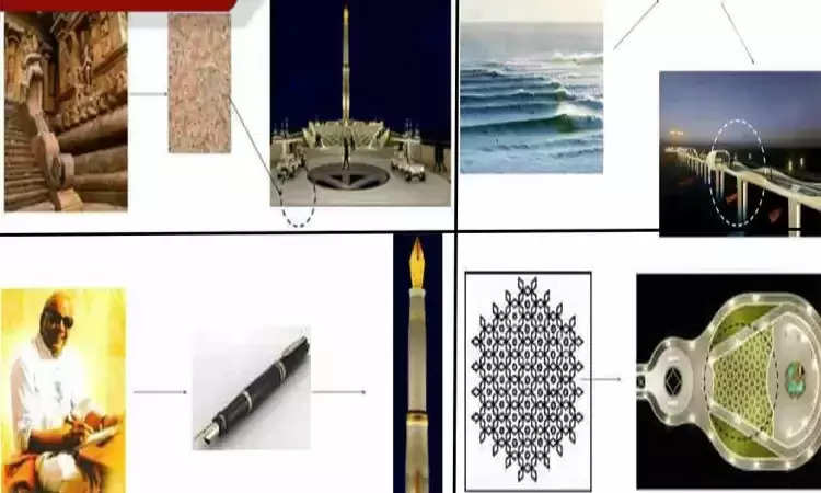 கருணாநிதியின் பேனா நினைவு சின்னம்; மாதிரி புகைப்படம் வெளியானது!