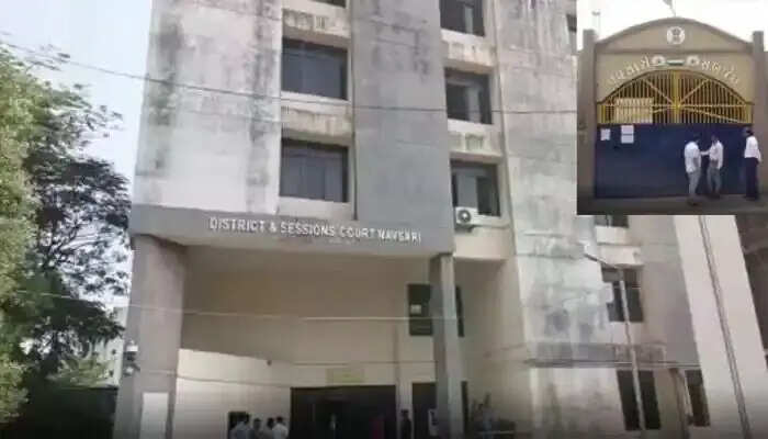 நீதிமன்ற அறையில் நீதிபதி மீது கல் எறிந்த குற்றவாளி!!