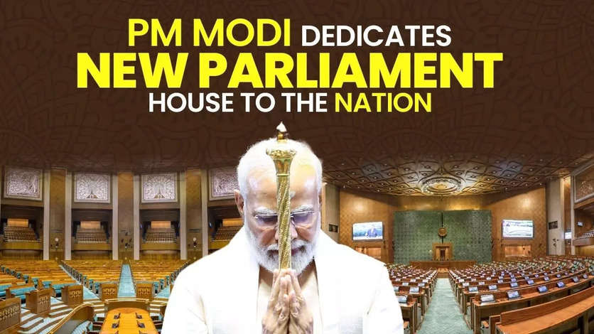 Prime Minister Modi inaugurated the new Parliament building..!!