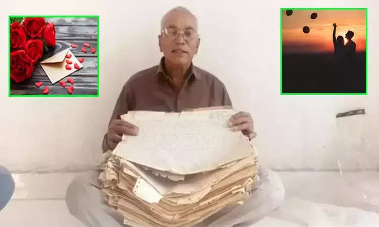 மனைவி மேல் இருக்கும் அன்பை வெளிப்படுத்த 1,000 பக்க கடிதம் எழுதிய நபர்..!!