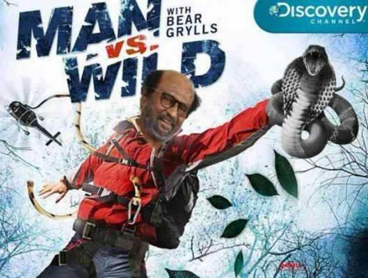 Man Vs Wild நிகழ்ச்சியில் ரஜினி!! மோடியைத் தொடர்ந்து டிஸ்கவரி சேனலில் சூப்பர் ஸ்டார்!