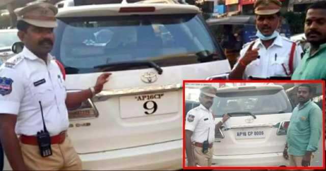 தாறுமாறு நம்பர் பிளேட்டுகளை ஒழிக்க அகிம்சை வழியை நாடும் போக்குவரத்து போலீஸ்..!