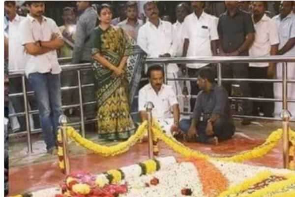 அழகிரி சூறாவளி...-கருணாநிதி நினைவிடத்தில் தஞ்சமடைந்த ஸ்டாலின்! - ஹெச்.ராஜா கலாய்