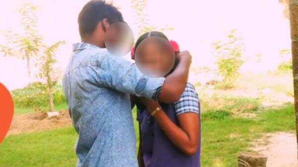 பல பேர்  முன்னாடி மாணவன் செஞ்ச வேலை!! வெட்கத்தில் தலை குனிந்த மாணவி!