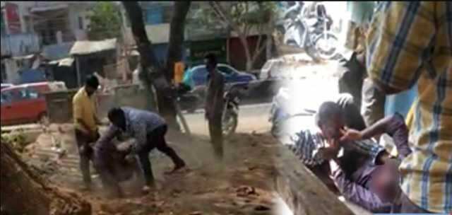 போதையில் விரலை கடித்து துப்பிய நபர்! கோவையில் பரபரப்பு!!