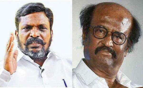 ரஜினியின் மறுப்புக்கு திருமாவின் கவுன்ட்டர்!!