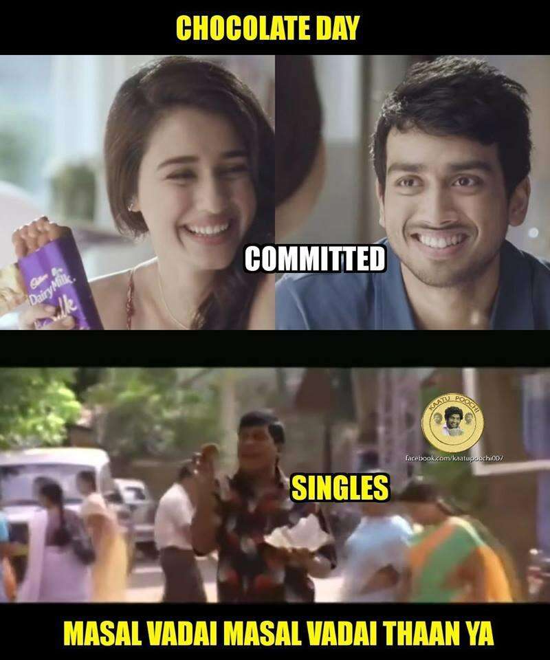 காதலர் தினம் ஸ்பெஷல்... வைரலான டாப் மீம்ஸ்!