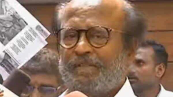 மன்னிப்பு கேட்க முடியாது! - ரஜினிகாந்த் ஆவேசம்