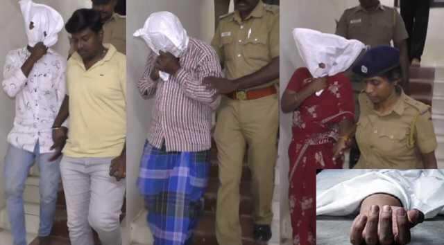 பாலியல் தொல்லை! வளர்ப்பு மகனை கூலிப்படை ஏவி கொலை செய்த தாய் கள்ளக்காதலனுடன் கைது!