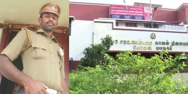 1000 ரூபாய்க்காக காதலர்களை மிரட்டி செல்போன், பணம் பிடுங்கிய எஸ்.ஐ.