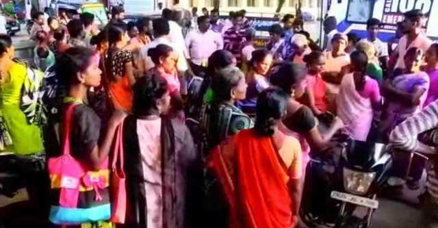 நொடி பொழுதில் எல்கேஜி மாணவனின் உயிரை பறித்த பள்ளி வாகனம்..! உறவினர்கள் கதறல்