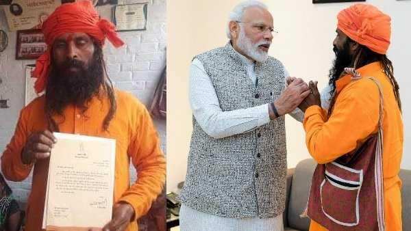 பிரதமர் மோடிக்கு திருமண பத்திரிக்கை!! ரிக்‌ஷா ஓட்டுநரை சந்தித்தார் மோடி!!