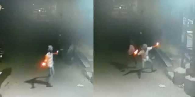 பெட்ரோல் குண்டு வீச்சு! மதுரையில் பதற்றம்!!