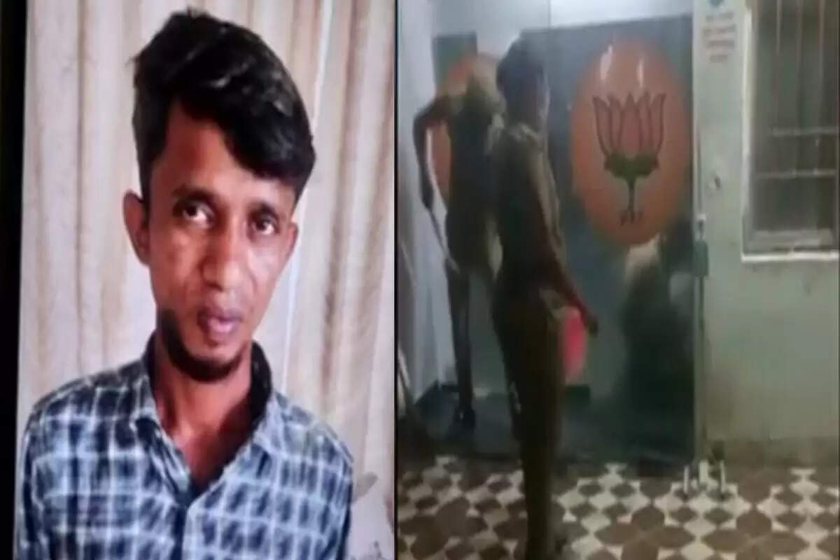 பாஜக அலுவலகத்தில் பெட்ரோல் குண்டு வீசியது ஏன்?- கைதானவர் பரபரப்பு வாக்குமூலம் !! பாஜக அலுவலகத்தில் பெட்ரோல் குண்டு வீசியது ஏன்?- கைதானவர் பரபரப்பு வாக்குமூலம் !!