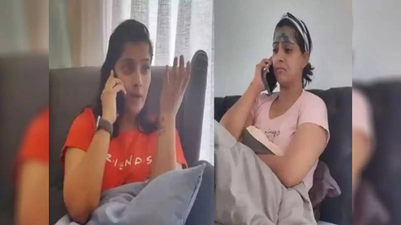 பயப்படாம தடுப்பூசி போட்டுக்கோங்க... டூயல் ரோலில் வீடியோ வெளியிட்ட வரலட்சுமி!