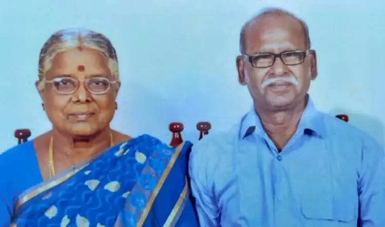 நெகிழ்ச்சி..!! இறப்பிலும் இணைபிரியாத கணவன் - மனைவி..!!