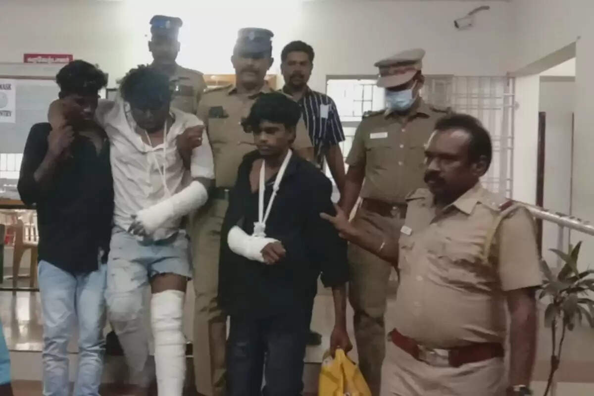ரவுடிகளுக்கு மாவு கட்டு… தப்ப முயன்ற போது விபரீதம்!!