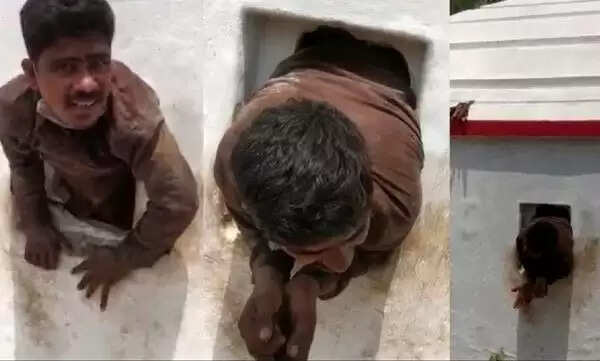 ‘கலகலப்பு’ பட பாணியில் ஜன்னல் ஓட்டையில் சிக்கிய திருடன்..! ‘கலகலப்பு’ பட பாணியில் ஜன்னல் ஓட்டையில் சிக்கிய திருடன்..!