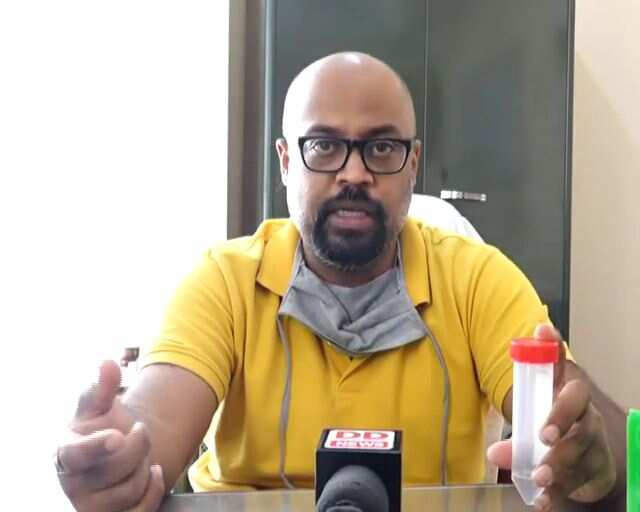 உப்பு நீரில் வாய் கொப்பளித்து கொரோனா பரிசோதனை... நாக்பூர் விஞ்ஞானிகள் சாதனை