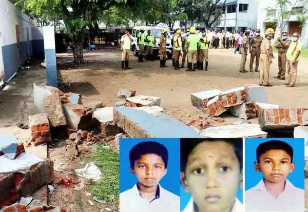 பள்ளியின் சுவர் இடிந்து விபத்து.. உயிரிழந்த 3 மாணவர் குடும்பங்களுக்கு தலா ரூ.3 லட்சம் நிதியுதவி..!