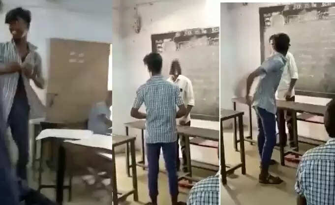ஆசிரியரை வகுப்பறையிலேயே மிரட்டி, தாக்க முயற்சி.. அரசுப்பள்ளி மாணவர்கள் அடாவடி