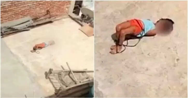 அதிர்ச்சி! கை, கால்களை கட்டி மகளுக்கு கொடூர தண்டனை வழங்கிய தாய்!!