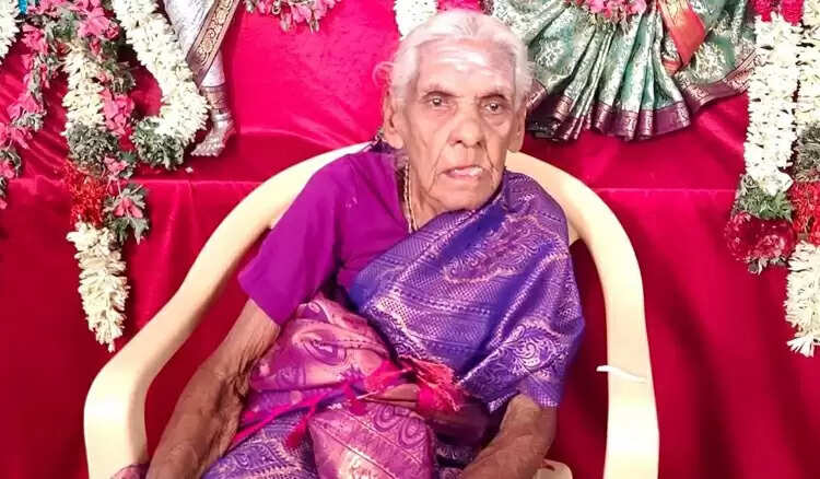 புதுக்கோட்டையில் 101-வது பிறந்த நாளை கொண்டாடிய பாட்டி - குடும்பத்தினர் ஒன்றுகூடி கொண்டாடிய திருவிழா..!!