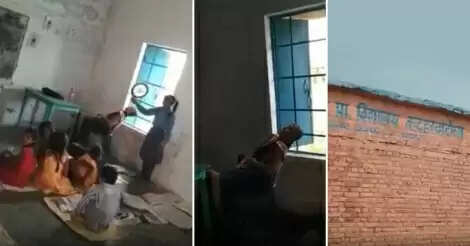 அடக்கொடுமையே..!! மாணவி விசிறி விட வகுப்பறையில் குட்டி தூக்கம் போட்ட ஆசிரியை..!!