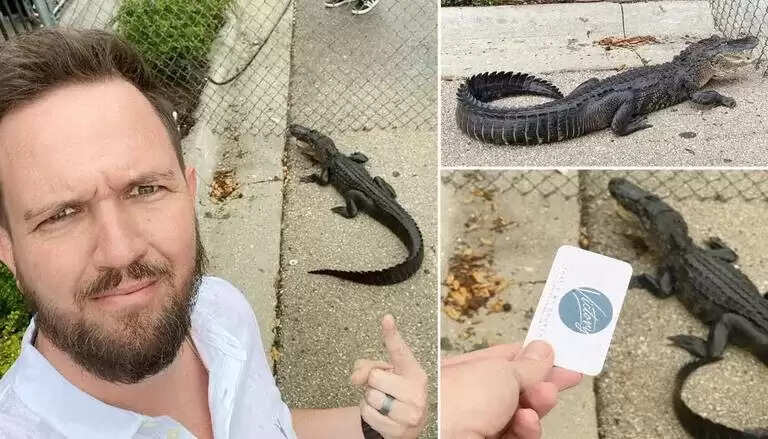 தேவாலயத்தில் புகுந்தது முதலை; சர்ச்சையில் சிக்கினார் பாதிரியார்..!