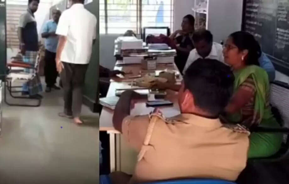 அதிர்ச்சி! மதுபோதையில் பள்ளிக்குள் நுழைந்து மாணவியின் தந்தை ரகளை!!