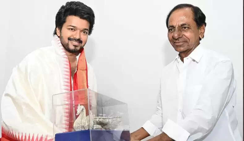 தெலங்கானா முதலமைச்சருடன் நடிகர் விஜய் திடீர் சந்திப்பு!!