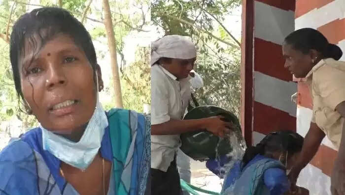 கவுன்சிலரின் கணவர் அடாவடி.. தீக்குளிக்க முயன்ற பெண் !!