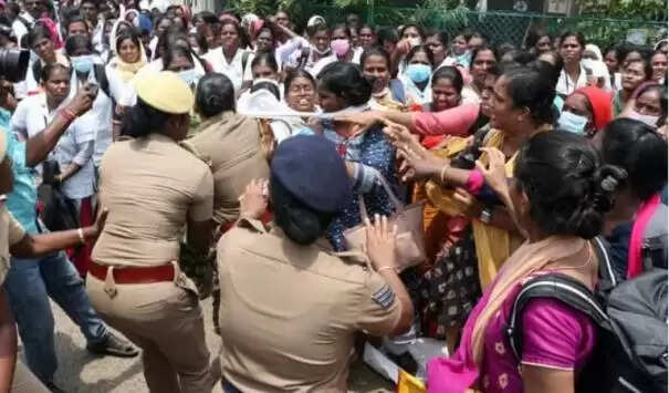 5,000 செவிலியர்கள் பணி நிரந்தரம்.. போராட்டத்துக்கு தீர்வுகண்ட அமைச்சர் மா.சு !!