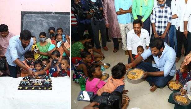 ஆதரவற்ற குழந்தைகளுடன் பிறந்தநாள் கொண்டாடிய விஷால்.. குவியும் பாராட்டு !!