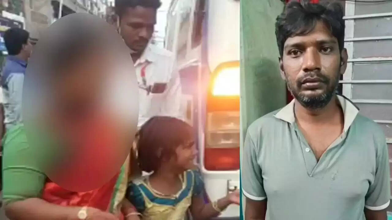 கடைவீதி கூட பாராமல் பள்ளி ஆசிரியரின் கழுத்தை பிளேடால் அறுத்த கணவன்..!
