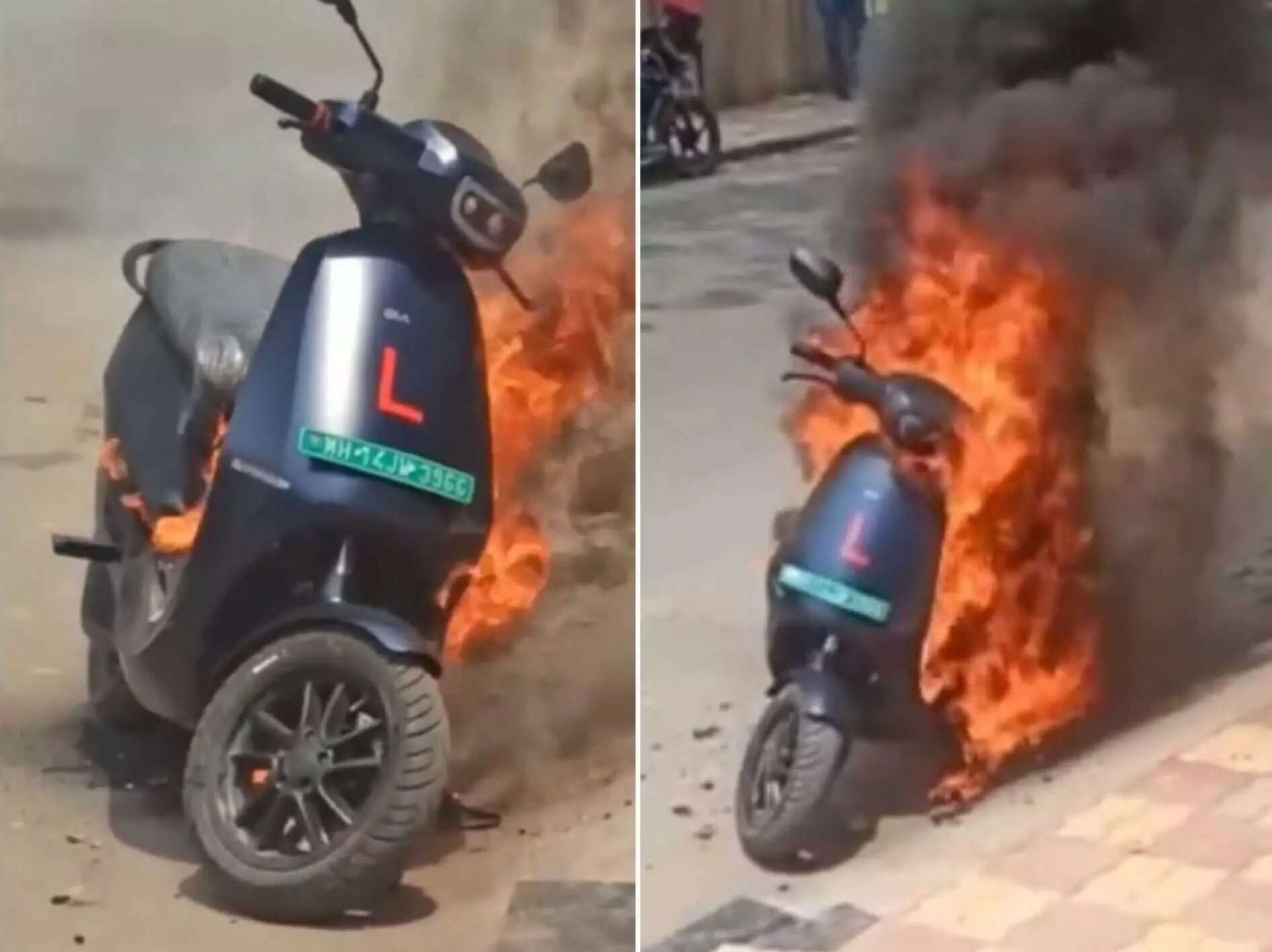 திடீரென தீப்பிடித்து எரிந்த இ-ஸ்கூட்டர் : ஓலா நிறுவனம் விசாரணை!! திடீரென தீப்பிடித்து எரிந்த இ-ஸ்கூட்டர் : ஓலா நிறுவனம் விசாரணை!!