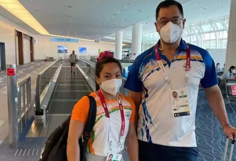 நாடு திரும்பினார் மீராபாய் சானு; விமான நிலையத்தில் உற்சாக வரவேற்பு..!