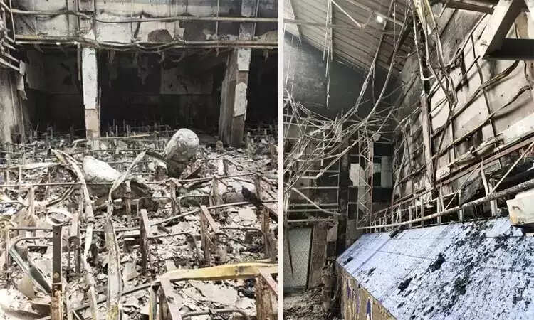 ராணிப்பேட்டையில் பயங்கரம்.. தீப்பிடித்து எரிந்த திரையரங்கம்..!