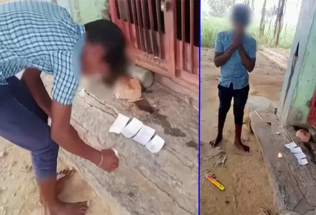 பரீட்சைக்கு செல்லும் முன் இந்த பள்ளி மாணவன் செய்த செயலை பாருங்க..!!