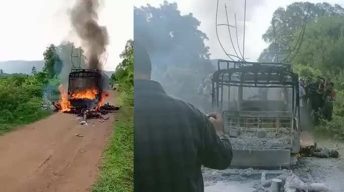 ஆட்டோ மீது மின்சாரம் பாய்ந்ததில் 8 பேர் உடல் கருகி பலி..!!