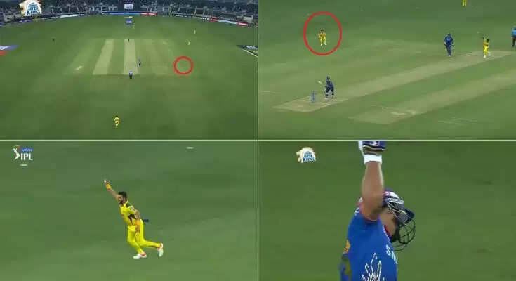 மும்பை இண்டியன்ஸ் பேட்டிங்கை ஒரு கை பார்த்த சென்னை ஃபீல்டர்கள்- எல்லா புகழும் தோனிக்கே..!