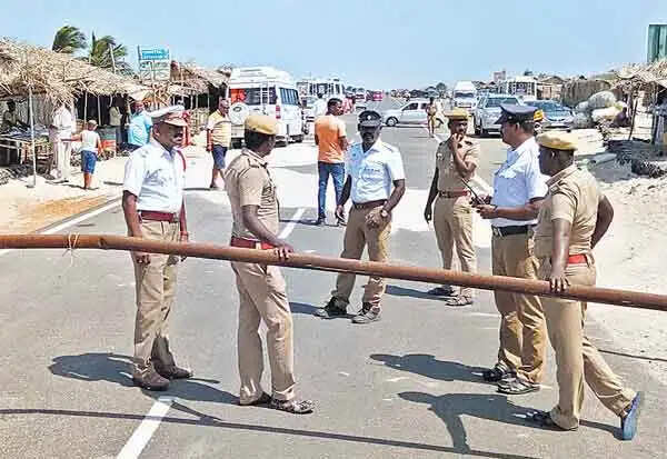 தனுஷ்கோடிக்கு செல்ல தடை.. மாவட்ட நிர்வாகம் உத்தரவு..!